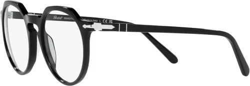 Vista 3 de Persol PO3281S - Gafas de sol redondas, NegroTransiciones 8 Gris