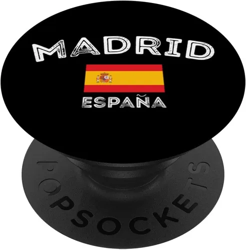 Vista 6 de Spain Flag España Madrid Design Spanish People Spain Lovers PopSockets MagSafe PopGrip for iPhone