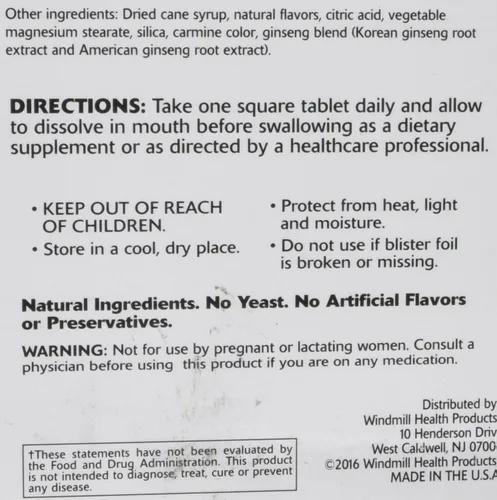 Vista 2 de Windmill Health Productos Hi-Ener-G Super B-12 5000 mcg, caja de 30