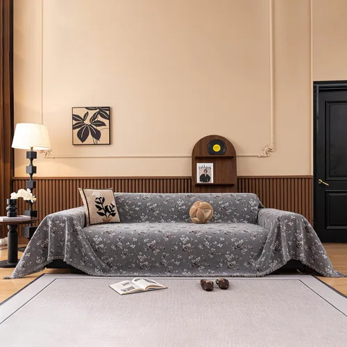 Vista 22 de ROOMLIFE Manta de sofá estilo azteca boho para sillones de 2/3 cojines, fundas de sofá lavables y antideslizantes aptas para mascotas, protector