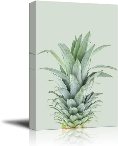 Vista 31 de Wall26 - Lienzo decorativo para pared (12.0 x 18.0 in), diseño de cactus sobre fondo azul