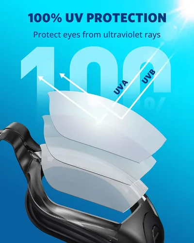 Vista 3 de Aegend Swim Goggles, Swimming Goggles No Leaking Full Protect Adult Youth