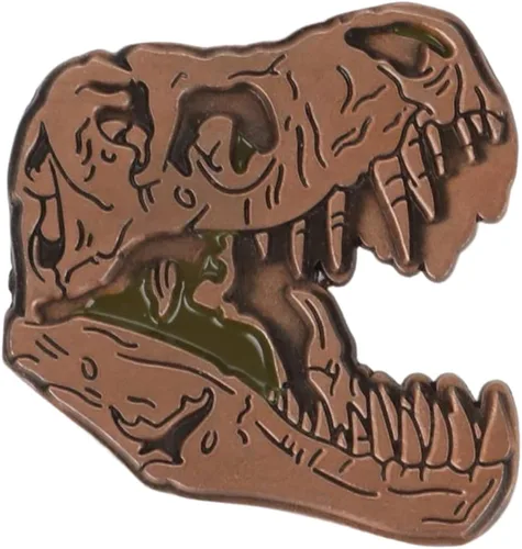 Vista 4 de Bioworld Jurassic Park - Juego de 4 pines esmaltados, Multi colorido