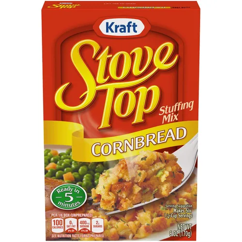 Vista 14 de Mezcla de relleno de pan de maíz Stove Top, caja de 6 oz