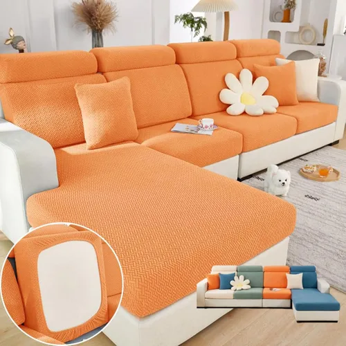 Vista 14 de Fundas para sofá hogar relajantes, Fundas para sofá Hero, Fundas universales para sofá resistentes al desgaste Lavables, Fundas elásticas para sofá