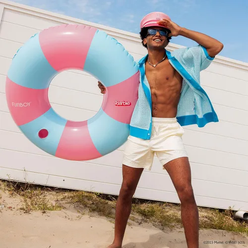 Vista 3 de FUNBOY Barbie Inflatable Pool Floats, Perfect for a Summer Pool Party and Entertainment