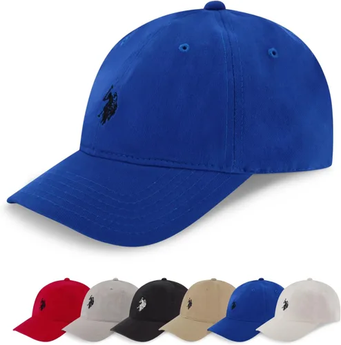 Vista 18 de U.S. Polo Assn. Gorra de béisbol, sombrero ajustable de papá 100% algodón con pequeño logo de pony Negro