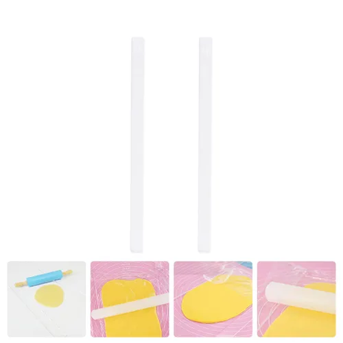 Vista 8 de Snack Crackers - Juego de 2 niveladores de pasta y fondant de 0.157 pulgadas (0.157 in), tiras de masa medidoras acrílicas, guías de pastilla