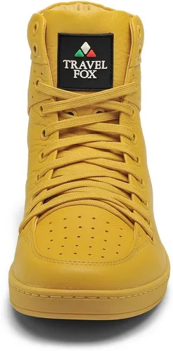 Vista 3 de Unisex 900 Napa Cuero Punta Redonda Cordones Arriba Tops Alto