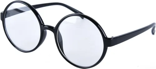 Vista 3 de Anteojos con marco redondo retro y lente transparente de moda, de 2 pulgadas, de Agstum