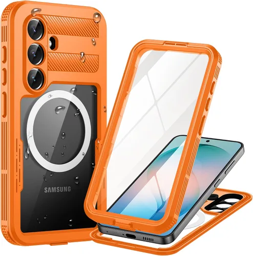 Vista 18 de Lanhiem Funda para teléfono Galaxy Note 9, IP68, impermeable, a prueba de polvo, a prueba de golpes, con protector de pantalla integrado, cubierta