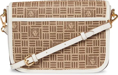 Vista 2 de Anne Klein Bolso cruzado con solapa con logotipo de león con broca de caballo