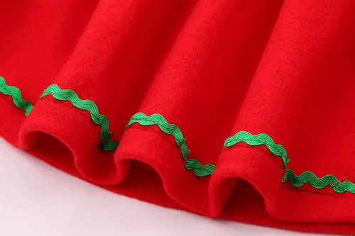 Vista 6 de Disfraz de elfo navideño para niños, conjunto de vestido de elfo de Navidad