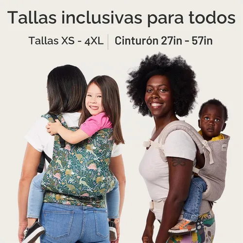 Vista 5 de Baby Tula - Portabebés ergonómico de lino