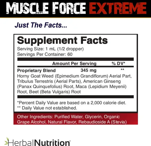 Vista 7 de Muscle Force Extreme - Paquete de 2 botellas de fórmula patentada de 345 mg, nuestro spray de fuerza y resistencia más fuerte, mejora la fuerza