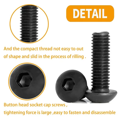 Vista 4 de Juego de 32 tornillos de leva métricos M4 T-Nut compatibles con sistemas de riel estándar, con tornillos de bloqueo de rosca, llave Allen y tuercas