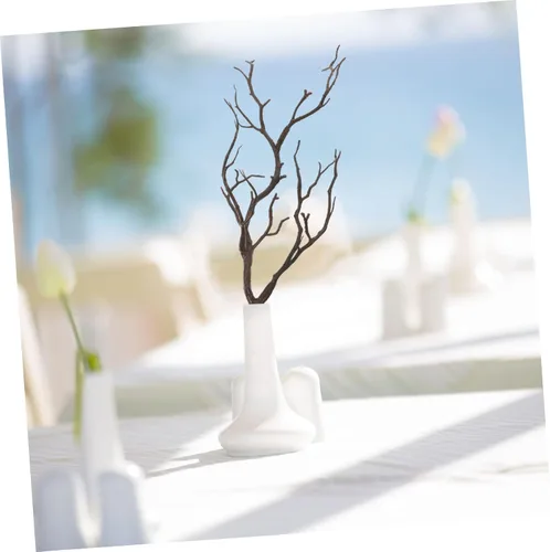 Vista 4 de 4 ramas de árbol de cuernos artificiales secas para decoración del hogar, Halloween, Navidad y rellenos de jarrones, ramas sintéticas para proyectos
