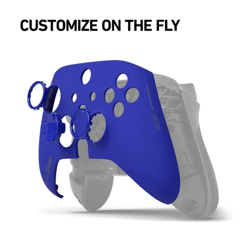 Vista 4 de SCUF Instinct Removeable Faceplate, Xbox Series XS and Xbox One Controller Color Design - Blue (Xbox Series X)