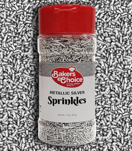 Vista 9 de Bakers Choice - Gránulos verdes para hornear, gránulos Jimmies para aderezos de helado, sin lácteos, Kosher de 2.8 onzas