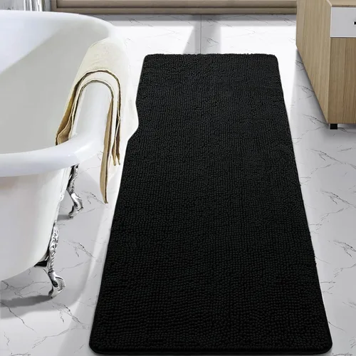Vista 80 de LOCHAS - Alfombra de baño de lujo lanuda de 24 x 17 pulgadas, color beige