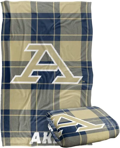 Vista 237 de LOGOVISION St John's University Campus Plaid Spirit Silky Touch Manta súper suave 36 x 58 pulgadas