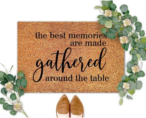 Vista 15 de SILYHEART The Violence of The Wicked Will Drag Them Away Coir Mat Doormats Motivational Quote Rustic Weather Resistant Non Slip Mat for Front Porch
