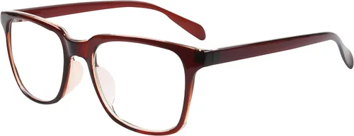 Vista 2 de Gafas de lectura con marco negro para hombres y mujeres, lentes de lectura de moda