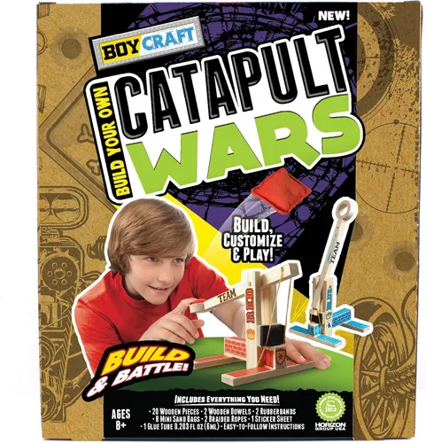 Vista 2 de Kit para construir y luchar con 2 catapultas, de Craft Catapult Wars