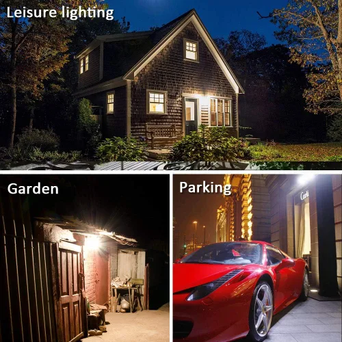 Vista 5 de Luz LED de granero, luz de patio al aire libre del atardecer al amanecer con fotocélula, ultra brillante 5000K luz diurna 7500lm, reemplazo de 500W