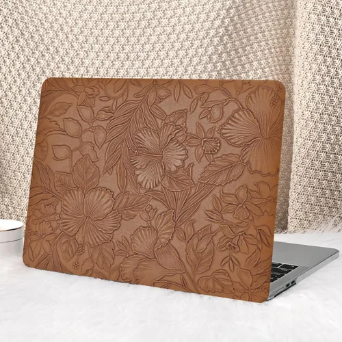 Vista 23 de Seorsok Funda compatible con MacBook Air de 15 pulgadas versión 2026 2025-2023 M5 A3448 M4 A3241 M3 A3114 M2 A2941 Touch ID, funda rígida de piel