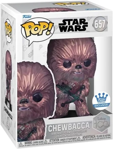 Vista 3 de Funko Disney 100 Chewbacca Star Wars Figura Pop! Exclusivo de Disney Web