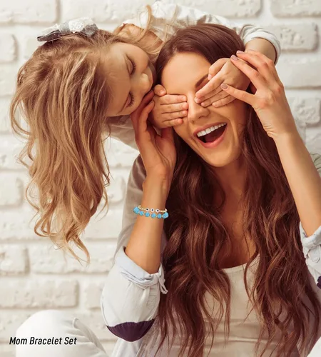 Vista 5 de USANGERS Juego de pulseras con cuentas para mujeres, adolescentes, niñas, regalos únicos para su madre, hija, hermana, amiga, esposa, abuela