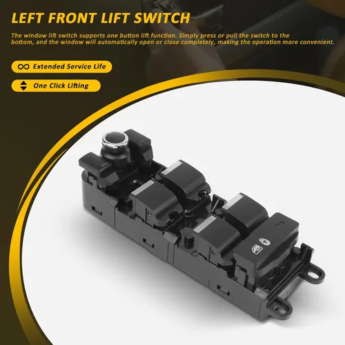 Vista 2 de LR034932 LR078894 LR066075 LR110324 Interruptor maestro de ventana eléctrica del lado del conductor 2012-2023 para Land Rover L322 L405 L494 4x4 2.0