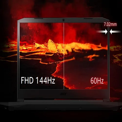Vista 4 de Acer Nitro 5 AN517-42 Laptop para juegos AMD Ryzen 7 6800H GeForce RTX 3070 17.3 pulgadas FHD (1920 x 1080) Pantalla 16:9 144Hz 16GB DDR5
