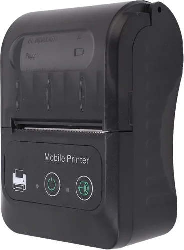 Vista 2 de Mini impresora térmica de código QR portátil de 2.283 in, impresora térmica de recibos USB, impresora térmica de recibos USB inalámbrica de 2