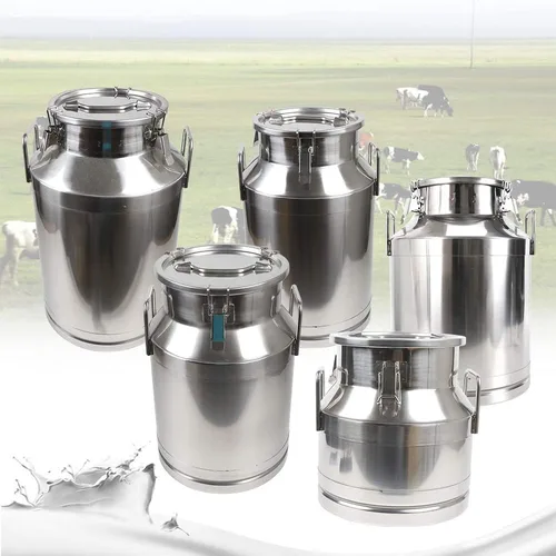Vista 9 de Lata de leche de acero inoxidable de 5 galones de 20 litros, olla para lácteos con tapa sellada, cubo resistente 304, recipiente de almacenamiento
