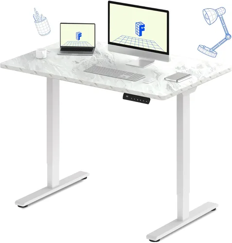 Vista 54 de FLEXISPOT Escritorio eléctrico de pie E3 con motor doble, 48 x 24