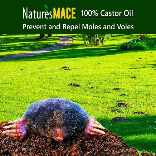 Vista 7 de Repelente de mole, 100 % aceite de castor, 32 onzas, concentrado