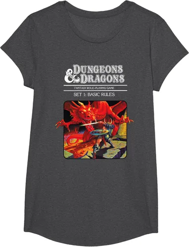 Vista 37 de Dungeons & Dragons Vintage Basic Rules Cover T-Shirt Small Negro