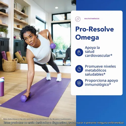 Vista 3 de Pure Encapsulations Pro-Resolve Omega, 60 cápsulas de cápsulas blandas