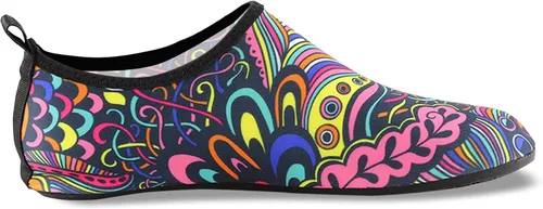 Vista 2 de Valennia Zapatos de agua descalzos de secado rápido, calcetines de yoga para playa, natación, surf, ejercicio para mujeres y hombres