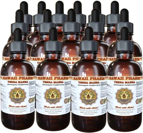 Vista 7 de Hawaii Pharm Yerba mansa (Anemopsis californica) Extracto Líquido 4x4 fl.oz