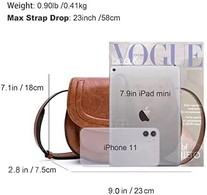 Vista 6 de Anna Jones Bolsa de hombro de tira ajustable, bandolera, cartera pequeña, para mujer