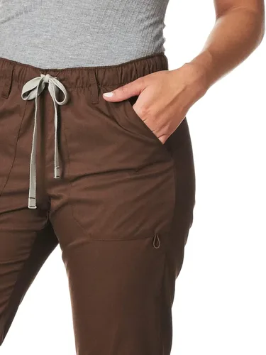 Vista 3 de WonderWink Pantalón Petite-Plus Size Wonderwork con pierna recta para mujer