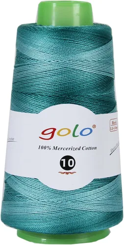 Vista 132 de Golo - 3 bolas de hilo de ganchillo tamaño 10, hilo de crochet para tejer a mano 102