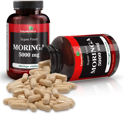 Vista 6 de FutureBiotics Moringa 5000 mg 60 Vegetarian Capsules