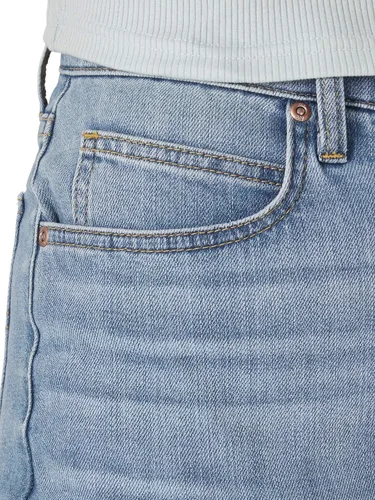 Vista 5 de Lee Jeans cortos de pierna ancha de tiro alto para mujer