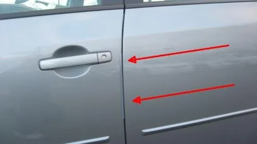Vista 4 de compatible con 1999-2002 DAEWOO LEGANZA Protector de moldeo para puerta transparente con borde de puerta 4 unidades de 2000 2001 99 00 01 02