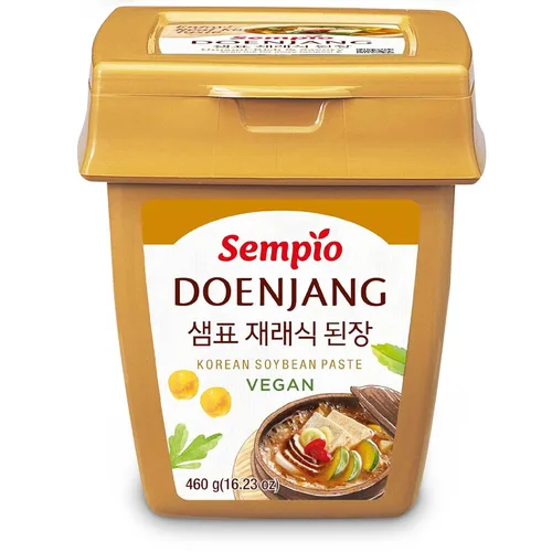 Vista 8 de Sempio Doenjang: Pasta de soja Tojang con chile rojo, 450 g Pasta de soja tradicional coreana, base de sopa fermentada profundamente sabrosa