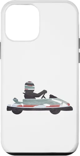 Vista 16 de Funda para iPhone 16 Go Kart Racing Race Track